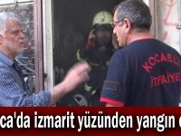 Darıca'da izmarit yüzünden yangın çıktı