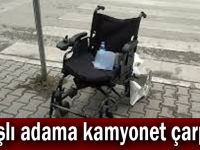 Yaşlı adama kamyonet çarptı