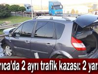 Darıca'da 2 ayrı trafik kazası: 2 yaralı