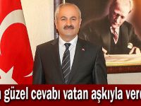 Büyükgöz, “En güzel cevabı vatan aşkıyla verdik”