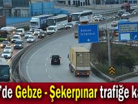 TEM’de Gebze - Şekerpınar trafiğe kapalı