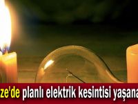 Gebze'de planlı elektrik kesintisi yaşanacak