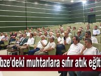 Gebze'deki muhtarlara sıfır atık eğitimi