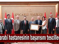 Farabi hastanesinin başarısını tescilledi