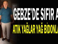 Gebze’de sıfır atık  Atık yağlar yağ bidonlarına