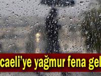 Kocaeli’ye yağmur fena geldi!