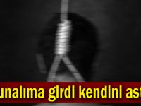 Bunalıma girdi kendini astı!