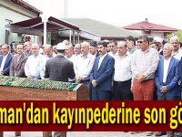 Yaman'dan kayınpederine son görev