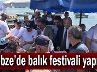 Gebze’de balık festivali yapıldı