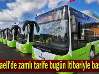 Kocaeli'de zamlı tarife bugün itibariyle başladı