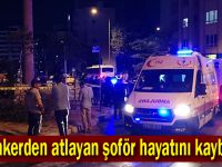 Tankerden atlayan şoför hayatını kaybetti