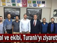 Kural ve ekibi, Turanlı'yı ziyaret etti