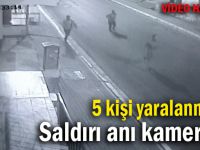 5 kişi yaralanmıştı! Pompalı tüfekli saldırı kamerada