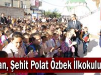 Doğan, Şehit Polat Özbek İlkokulu’nda!