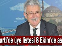 AK Parti’de üye listesi 8 Ekim'de askıda!