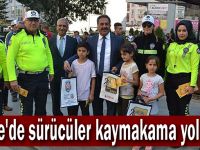 Gebze'de sürücüler kaymakama yol verdi