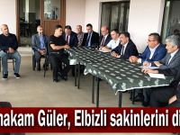 Kaymakam Güler, Elbizli sakinlerini dinledi