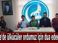 Gebze'de ülkücüler ordumuz için dua edecekler