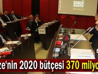 Gebze'nin 2020 bütçesi 370 milyon TL