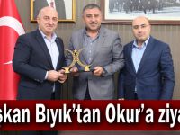 Başkan Bıyık’tan Okur’a ziyaret