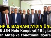 MHP İl Başkanı Ünlü’den 154 Nolu Koopretife ziyaret