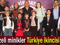 Gebzeli minikler Türkiye ikincisi oldu