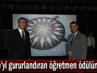 Gebze'yi gururlandıran öğretmen ödülünü aldı