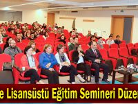 GTÜ'de Lisansüstü Eğitim Semineri Düzenlendi