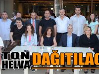 10 TON HELVA DAĞITILACAK