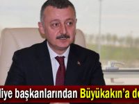 Belediye başkanlarından Büyükakın’a destek!