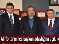 Ellibeş, Ali Toltar'ın ilçe başkan adaylığına açıklık getirdi