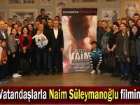 Çiftçi, Vatandaşlarla Naim Süleymanoğlu filmini izledi