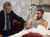 Ellibeş'ten Gazi Ural'a moral ziyareti