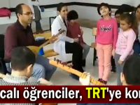 Darıcalı öğrenciler, TRT'ye konuk!