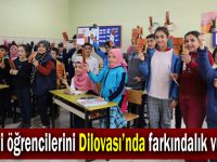 Bilgievi öğrencilerinden farkındalık ziyareti