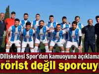 'Terörist değil sporcuyuz'