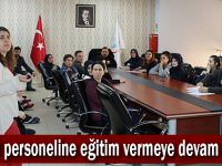 Farabi personeline eğitim vermeye devam ediyor