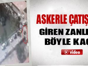 Askerle çatışmaya giren zanlılar böyle kaçtı