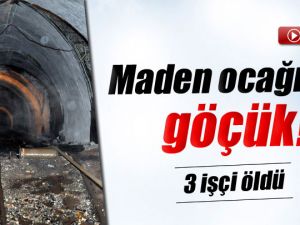 3 işçi göçük altında