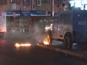 Okmeydanı'nda izinsiz gösteriye polis müdahalesi