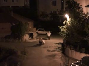 Gebze'de hırsızlık anı kameralara yansıdı