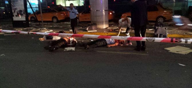 Atatürk Havalimanı'ndaki patlamanın görüntüleri