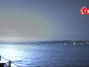 Boğaz şimşeklerle aydınlandı