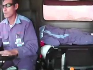 Kazaya uykuda yakalandı